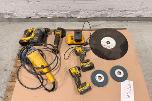DeWalt verktøypakke 18V XR – borhammer, vinkelsliper, muttertrekker
