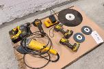 DeWalt verktøypakke 18V XR – borhammer, vinkelsliper, muttertrekker