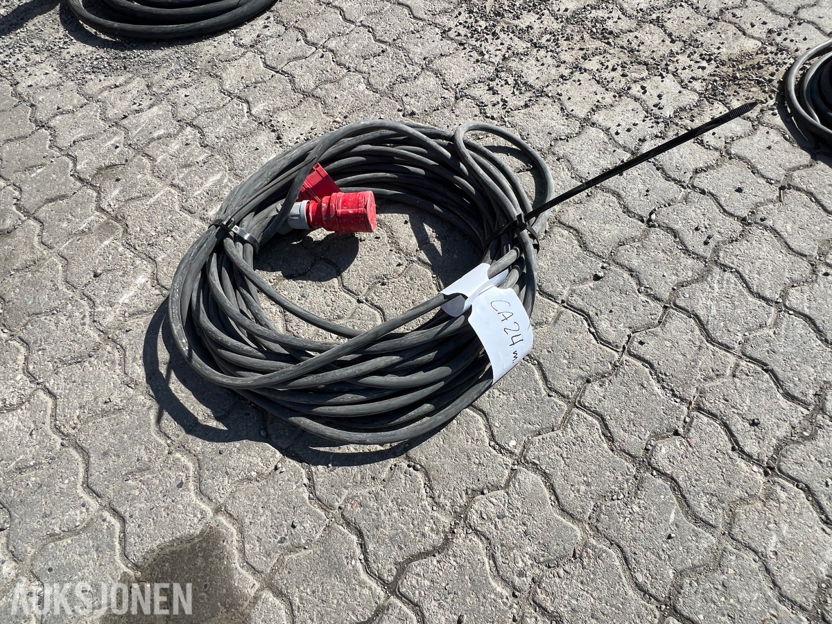 Skjøteledninger Mennekes div kapasitet og lengde