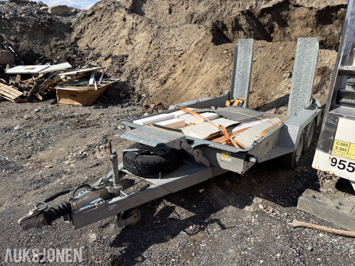 2017 Ifor Williams GH1054BT - 2-akslet maskinhenger med kjørebruer
