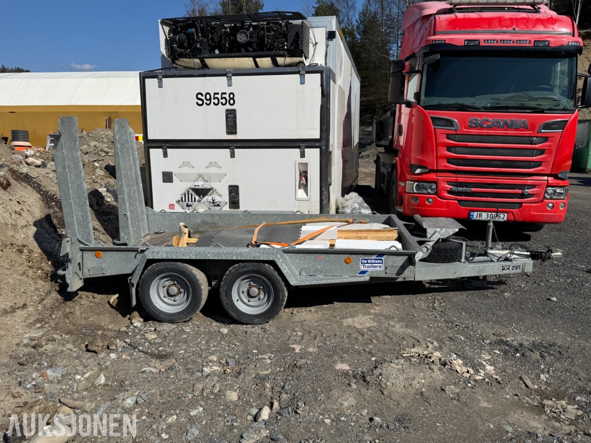 2017 Ifor Williams GH1054BT - 2-akslet maskinhenger med kjørebruer