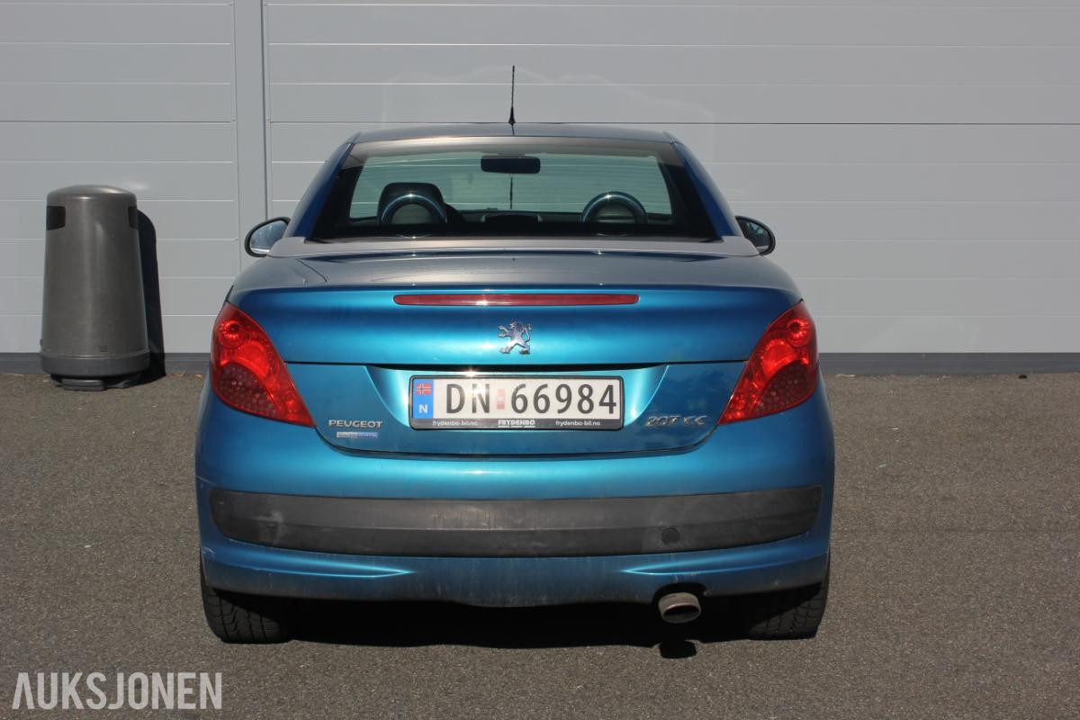 2007 Peugeot 207 CC 1.6 bensin 120hk 118000km s+v dekk