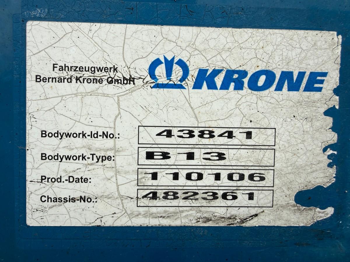 2010 KRONE COOL LINER Termo tralle med bakløft