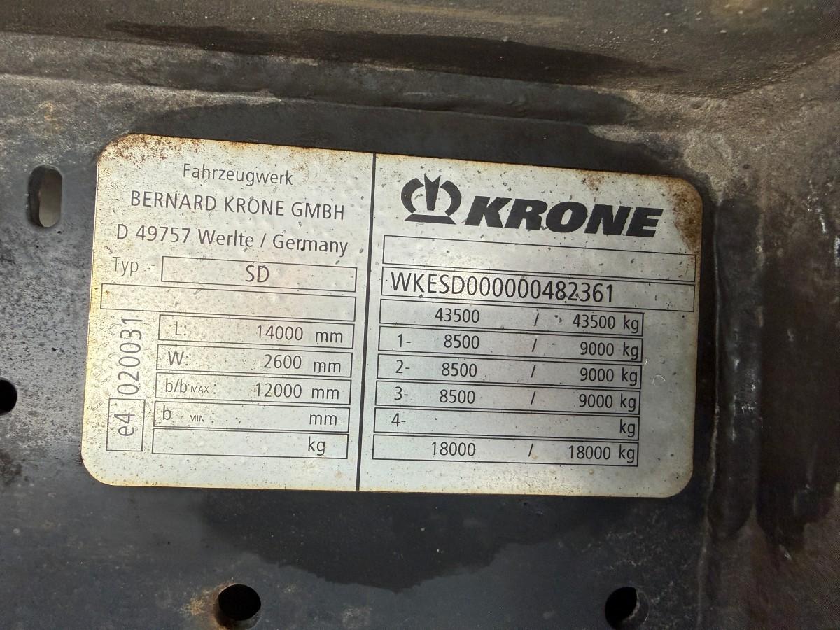 2010 KRONE COOL LINER Termo tralle med bakløft
