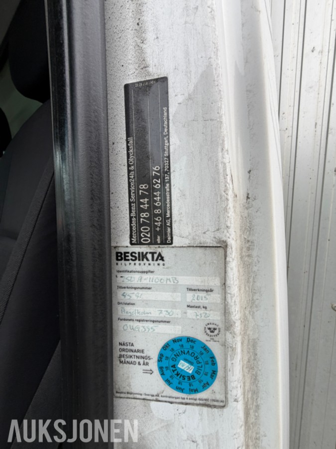 2015 Mercedes-Benz Sprinter	