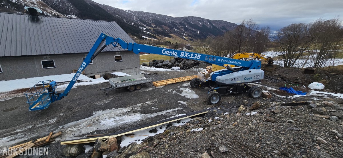 2017 Genie SX-135 XC bomlift - 2 965 driftstimer