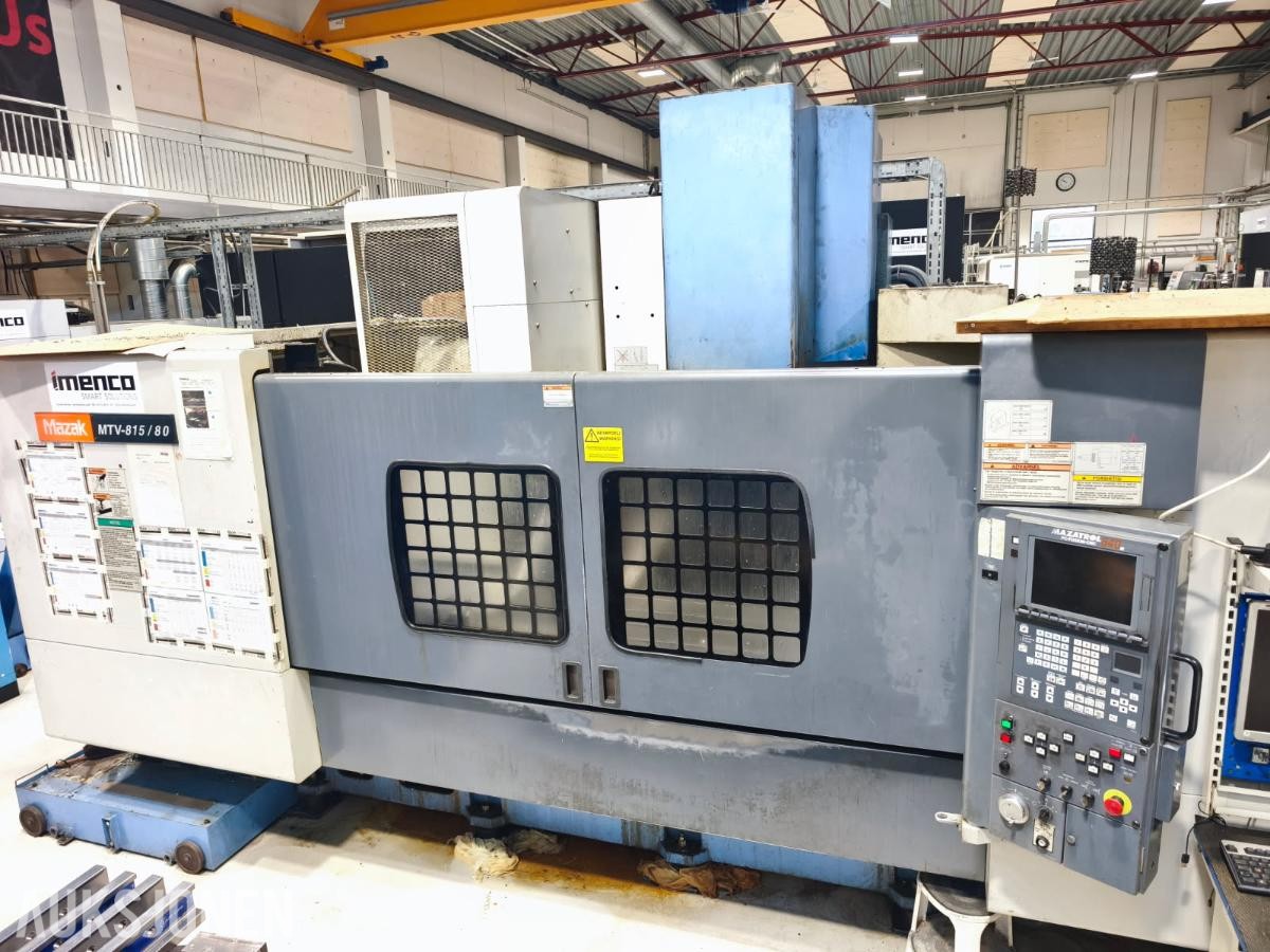 1999 Mazak MTV-815/80 vertikal fresemaskin
