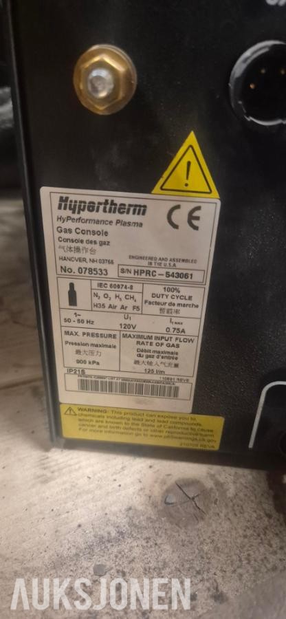 Hypertherm HPR130XD kilde til plasmaskjærer
