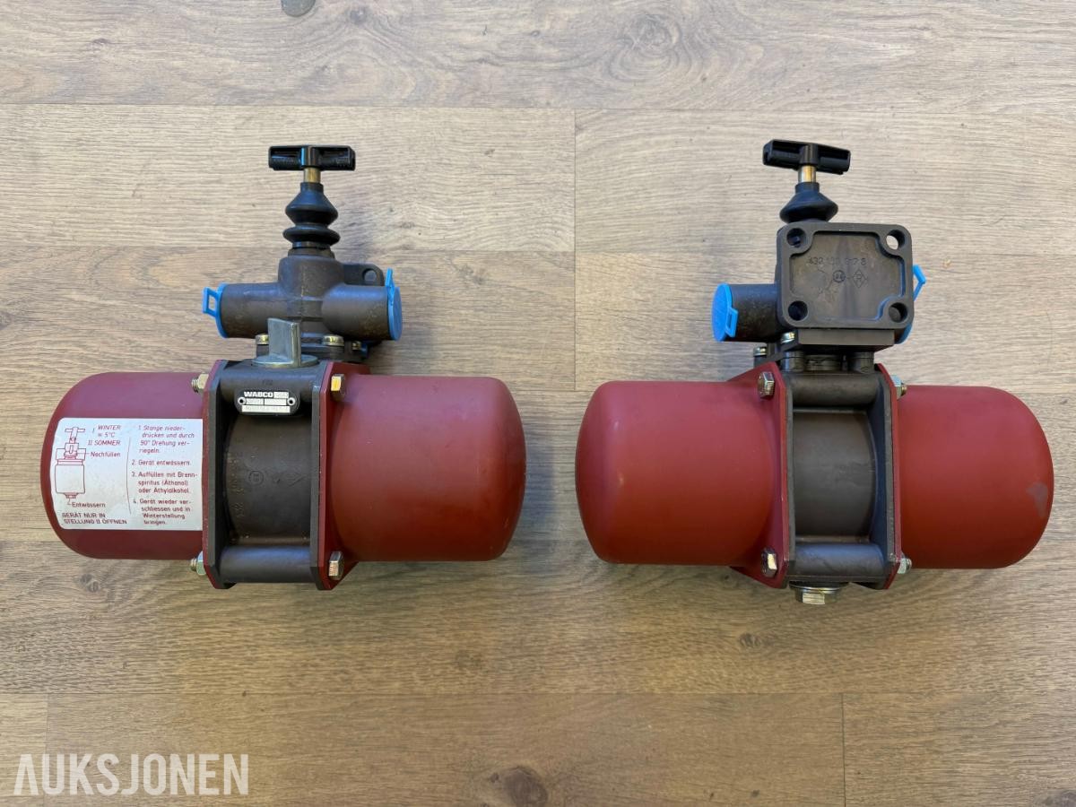 120+ stk WABCO ventilenheter med tank/reservoar – industri / trykkluft