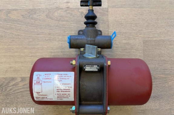 120+ stk WABCO ventilenheter med tank/reservoar – industri / trykkluft