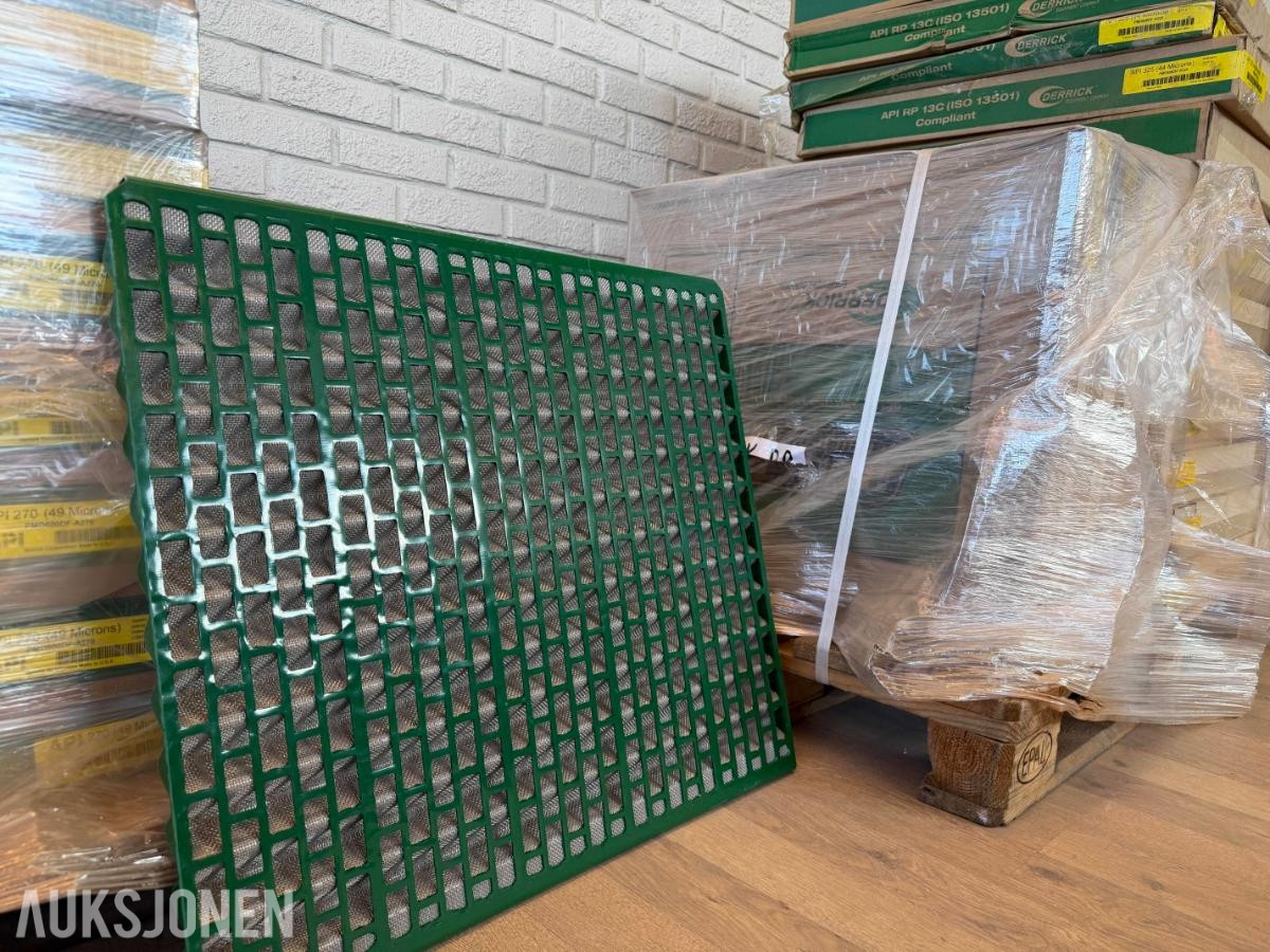 52 x Derrick shaker screens API 325 (44 microns)