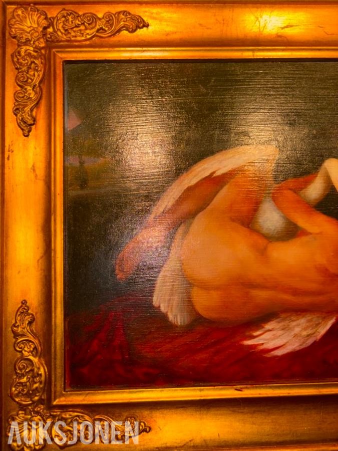1989 Magne Håland Billedkunst - Leda og svanen