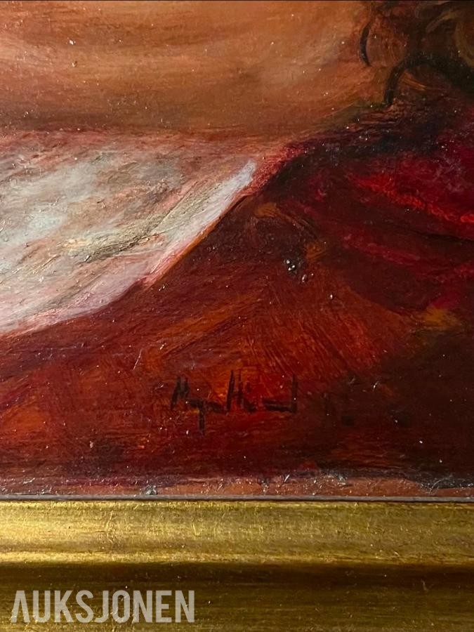 1989 Magne Håland Billedkunst - Leda og svanen