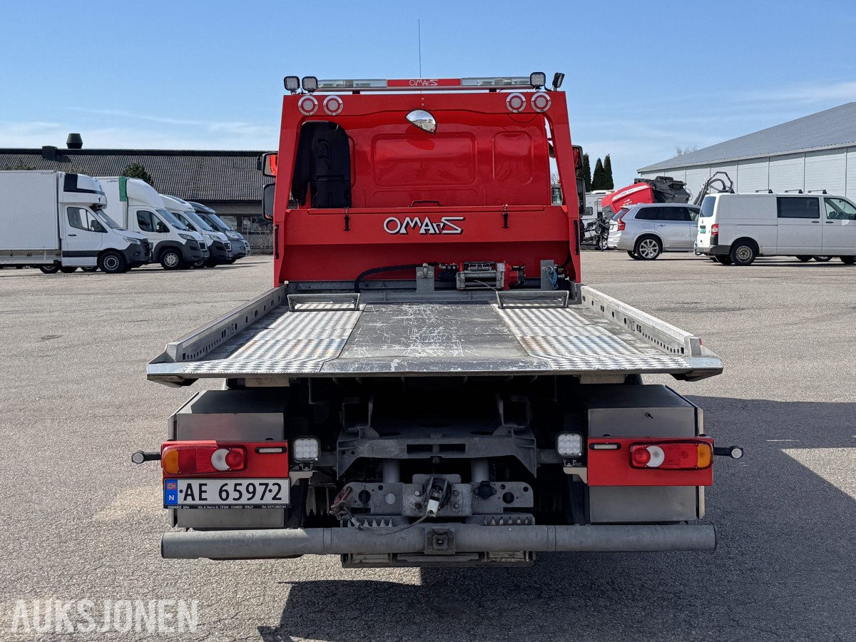 2024 DAF LF210FA - 12T bergingsbi/planbil med Omars-plan, 3-seter