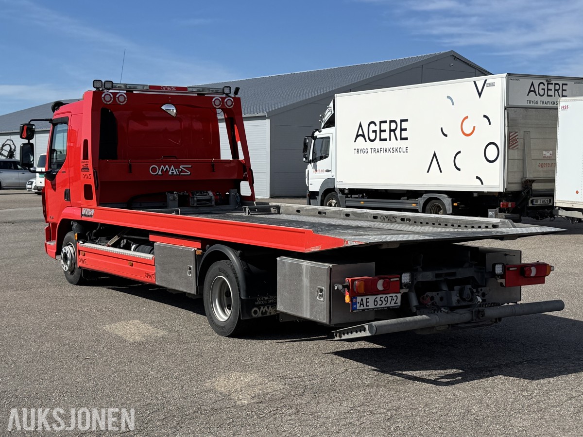 2024 DAF LF210FA - 12T bergingsbi/planbil med Omars-plan, 3-seter