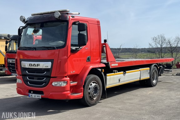 2020 DAF LF320FA - 19T Jige bergingsbil / planbil m/4t vinsj