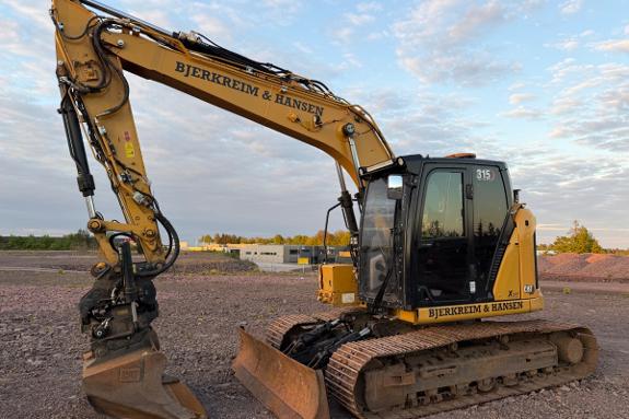 2022 Caterpillar 315-07 med Xsite Pro 3D, TRS14 tilt, S60 hurtigfeste og dozerblad