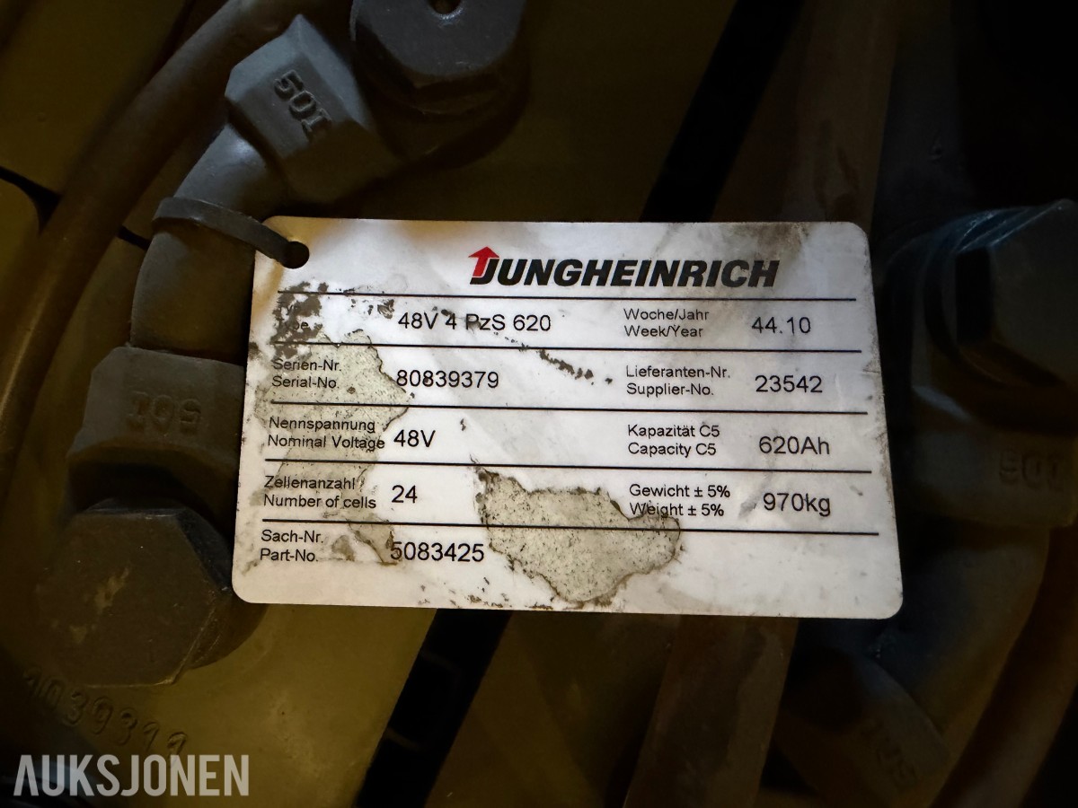 2010 Jungheinrich høytløftende plukktruck EKS 312 kunn  1379t