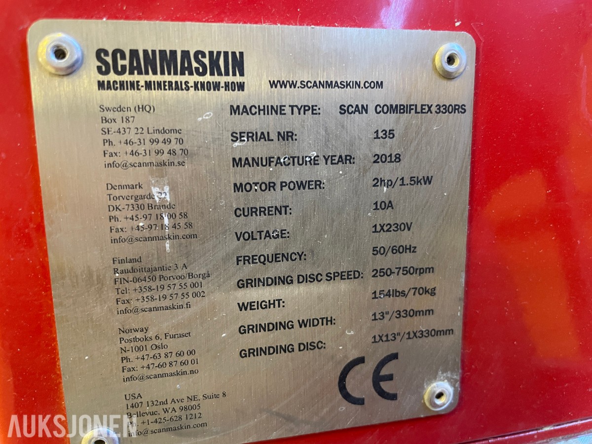2018 Scanmaskin Combiflex 330 RS