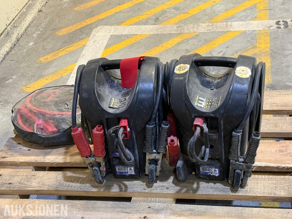 2 stk EXIDE Start Booster 12V/24V