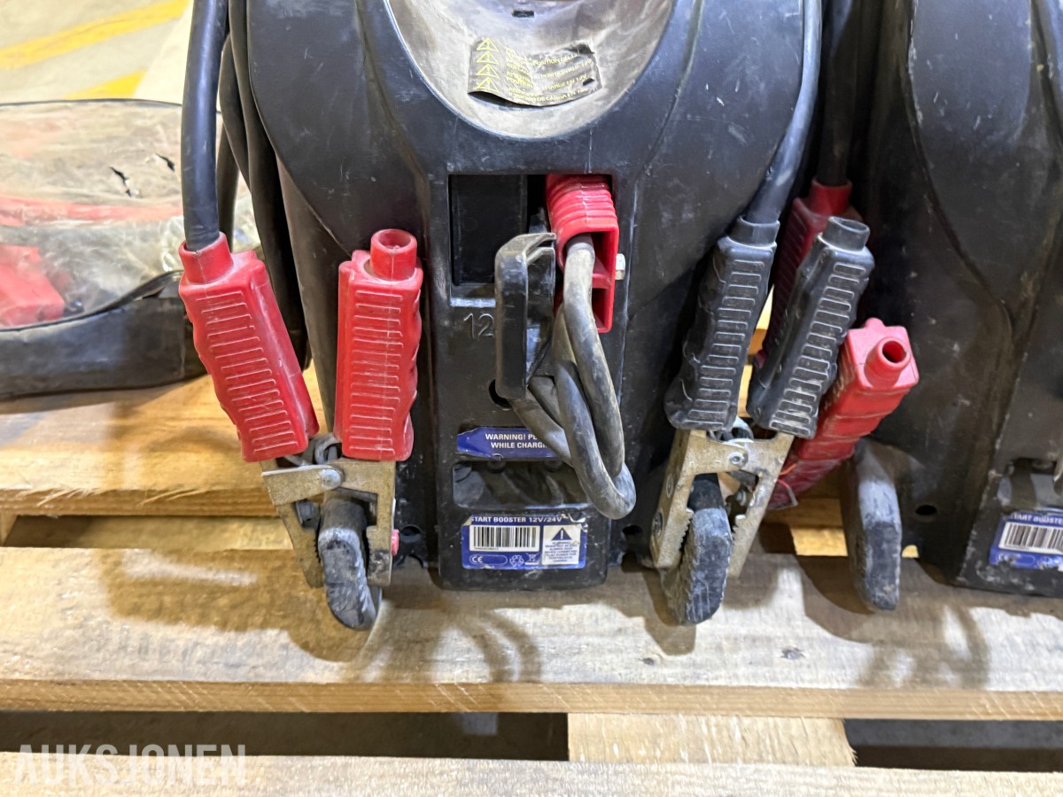 2 stk EXIDE Start Booster 12V/24V