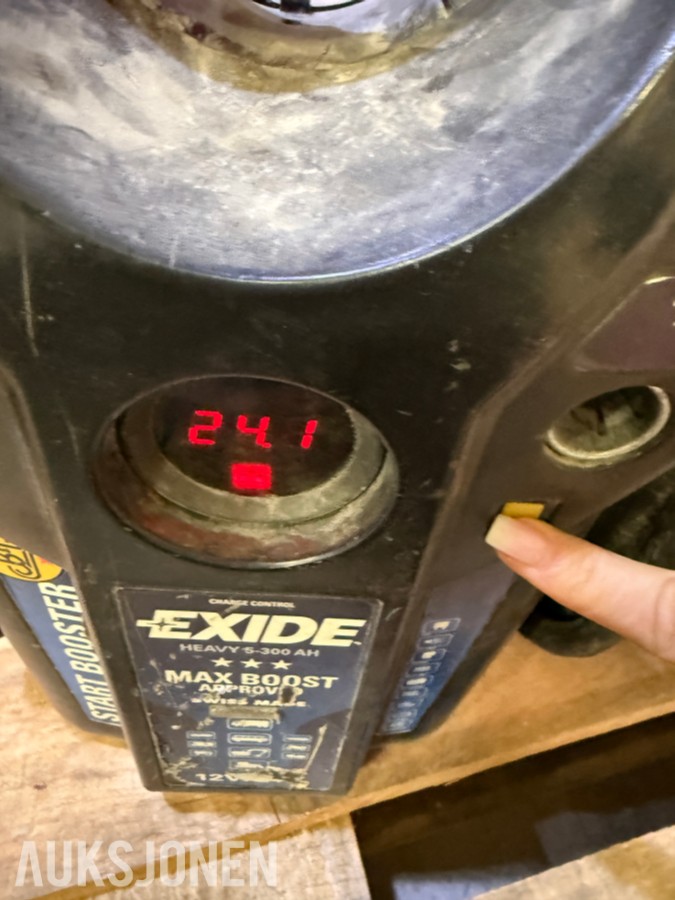 2 stk EXIDE Start Booster 12V/24V