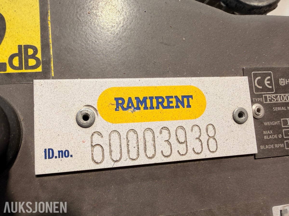 Husqvarna FS400LV gulvsag – asfalt/betongkutter 