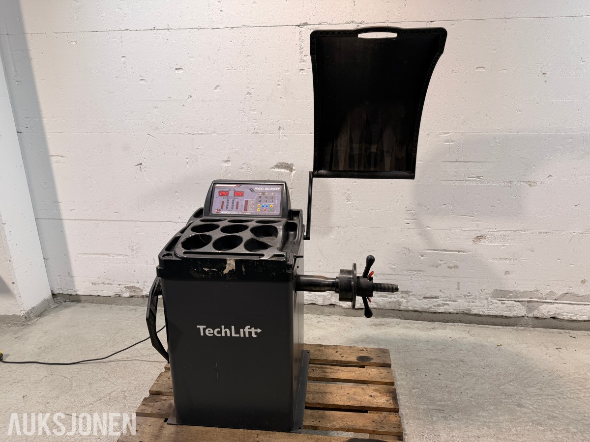 2021 TechLift 901 hjulbalanseringsmaskin + tilbehør