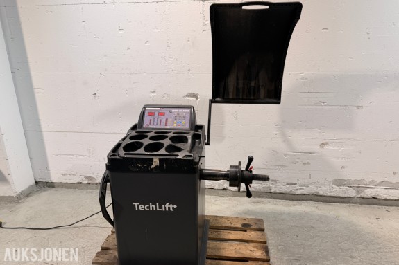 2021 TechLift 901 hjulbalanseringsmaskin + tilbehør