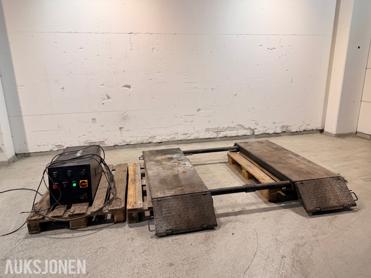 2021 TechLift Sakseløfter /Løftebukk for kjøretøy 3000 kg, lavprofil