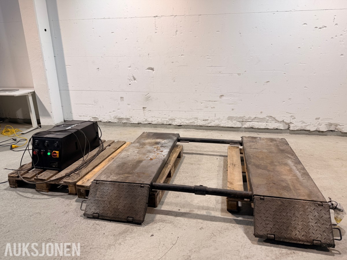 2021 TechLift Sakseløfter /Løftebukk for kjøretøy 3000 kg, lavprofil