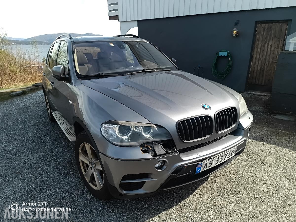2010 BMW X5 xDrive30d, 271500km, Reparasjonsobjekt, Cruisekontroll, Hengerfeste, Skinninteriør, Soltak/glasstak   