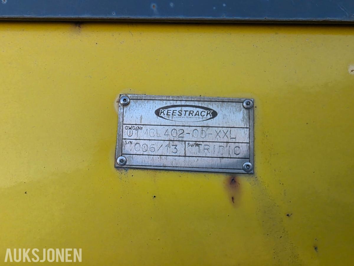 2013 Keestrack Frontier sorteringsverk – beltegående