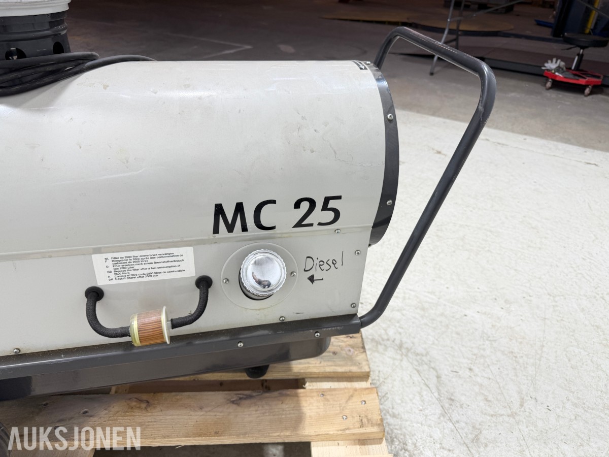 2001 Dantherm MC-25-N dieselvarmer.