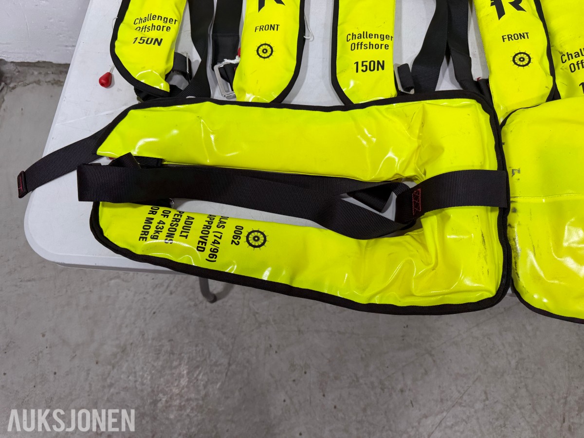 Redningsvester 150N – Regatta Challenger Offshore (8 stk) 
