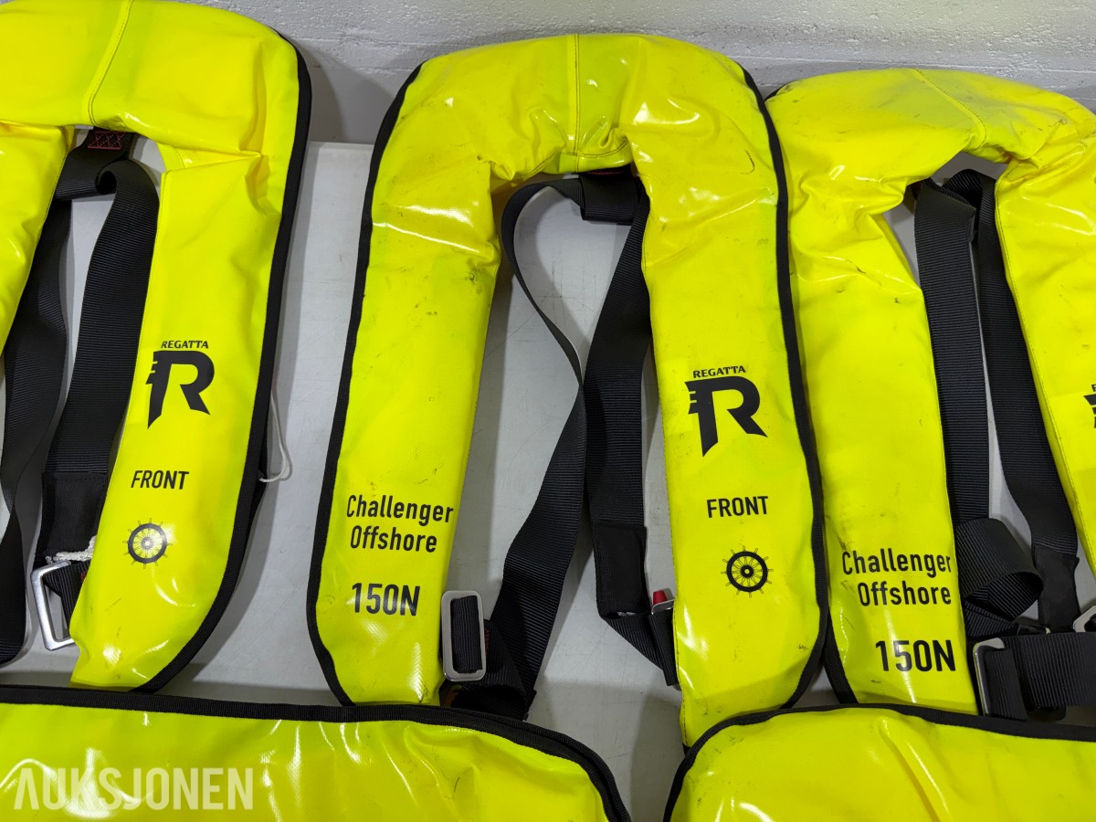 Redningsvester 150N – Regatta Challenger Offshore (8 stk) 
