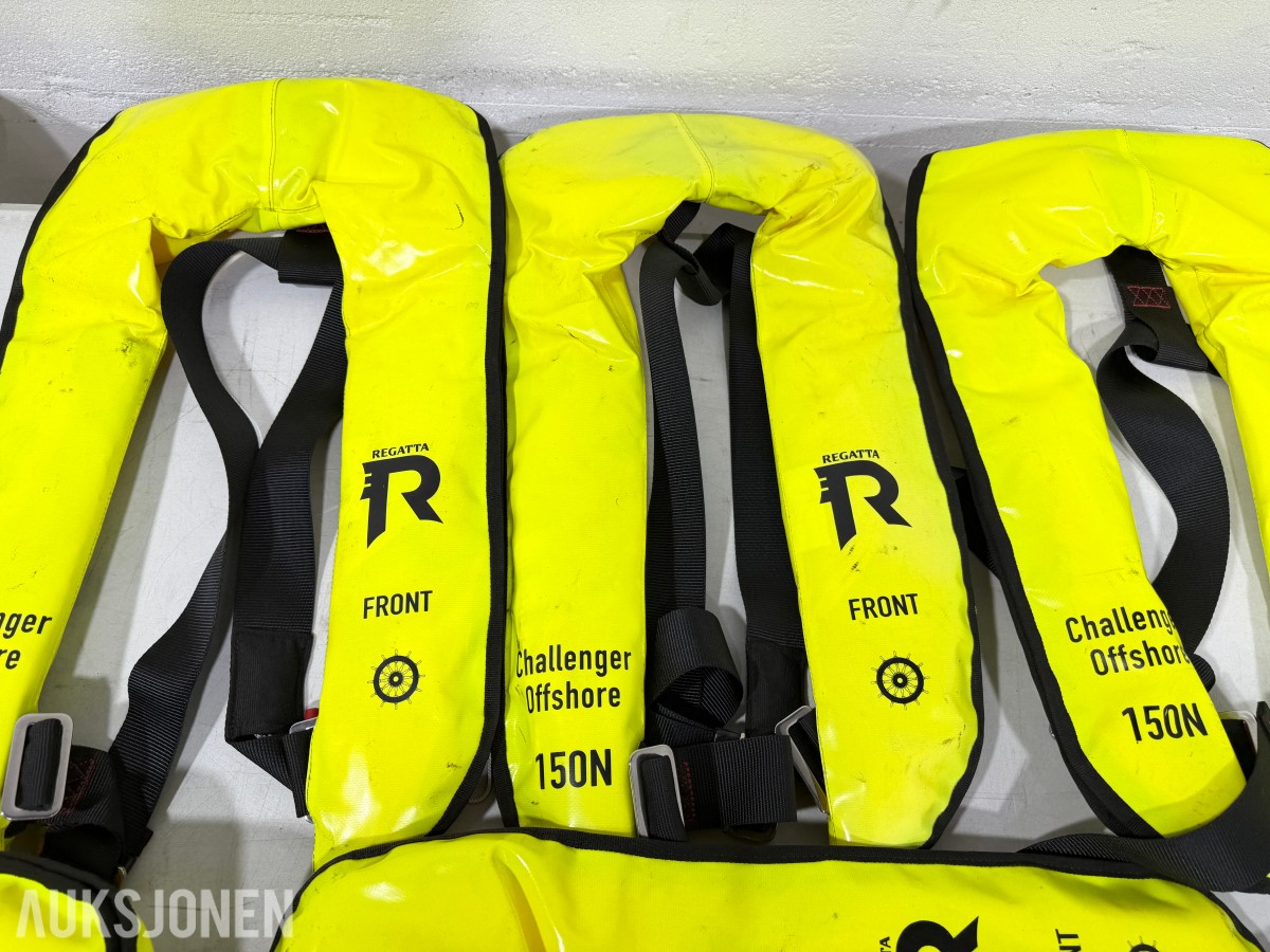 Redningsvester 150N – Regatta Challenger Offshore (8 stk) 