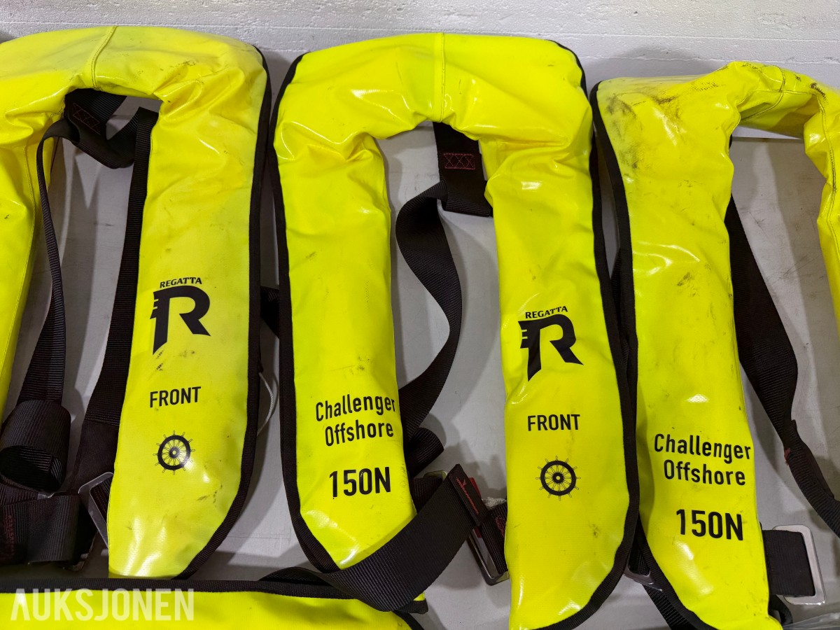 Redningsvester 150N – Regatta Challenger Offshore (8 stk) 