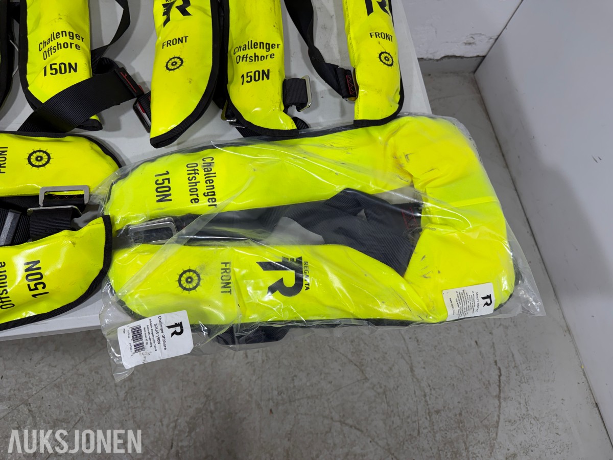 Redningsvester 150N – Regatta Challenger Offshore (8 stk) 