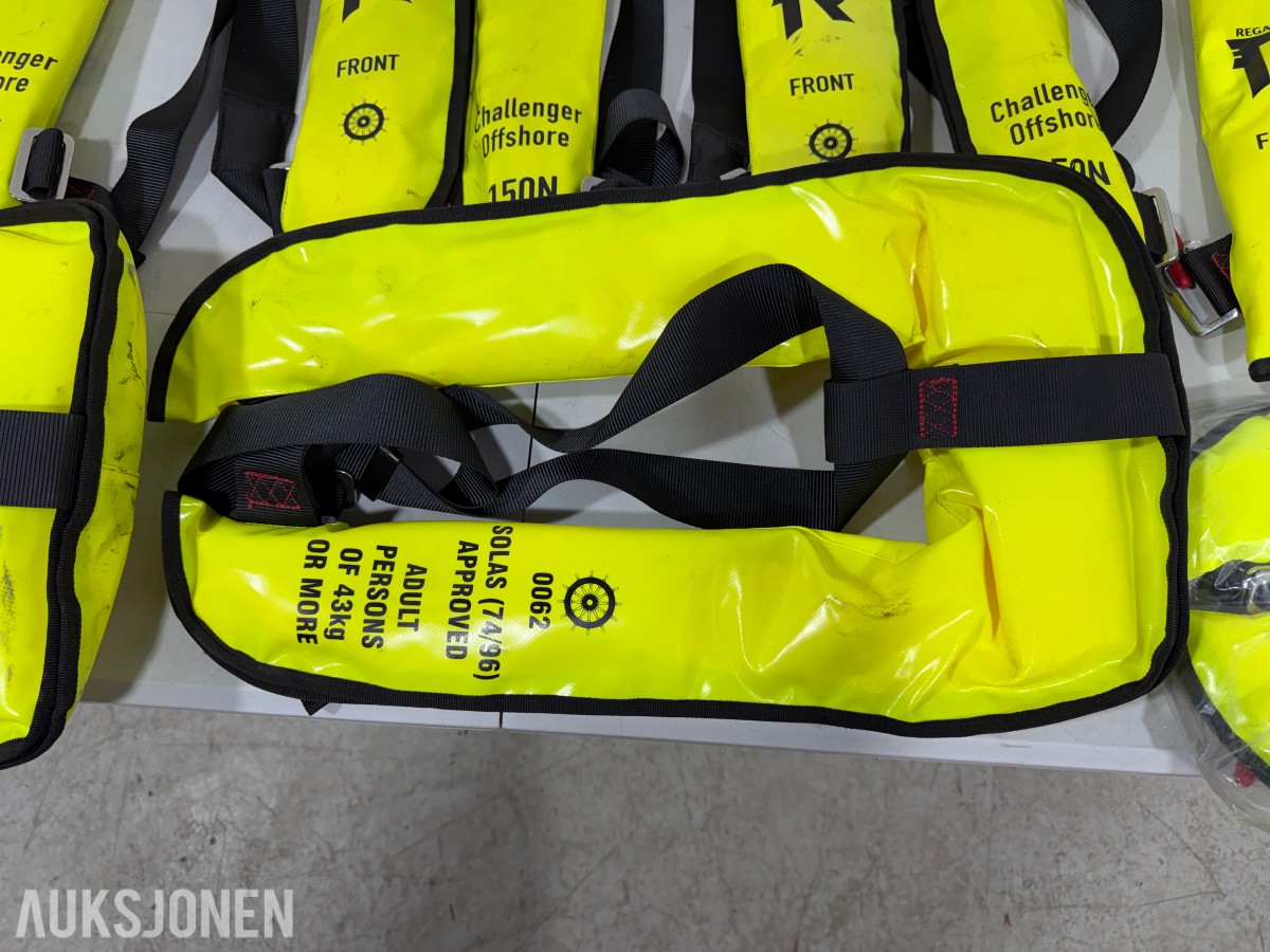 Redningsvester 150N – Regatta Challenger Offshore (8 stk) 