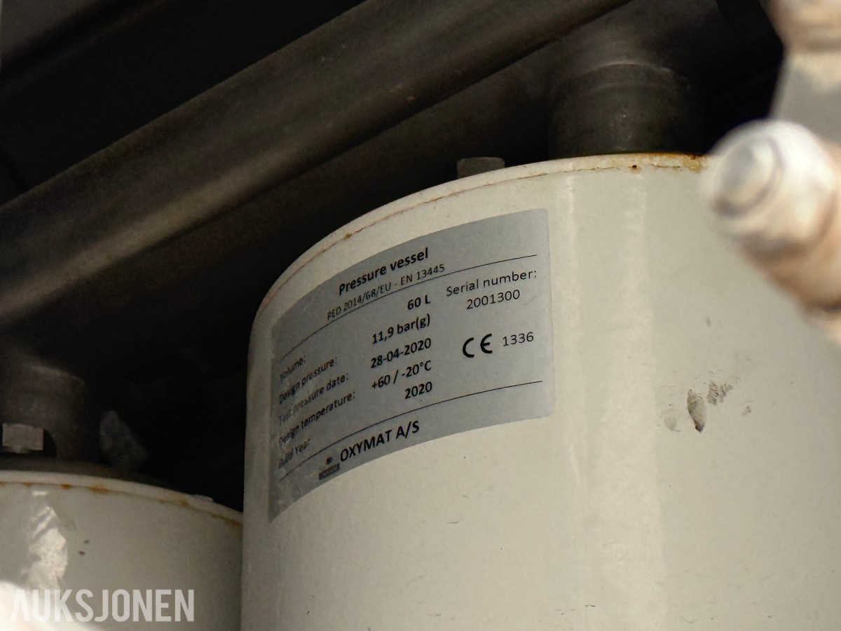Oksygenproduksjonscontainer – Oxymat 10 fot PSA-system