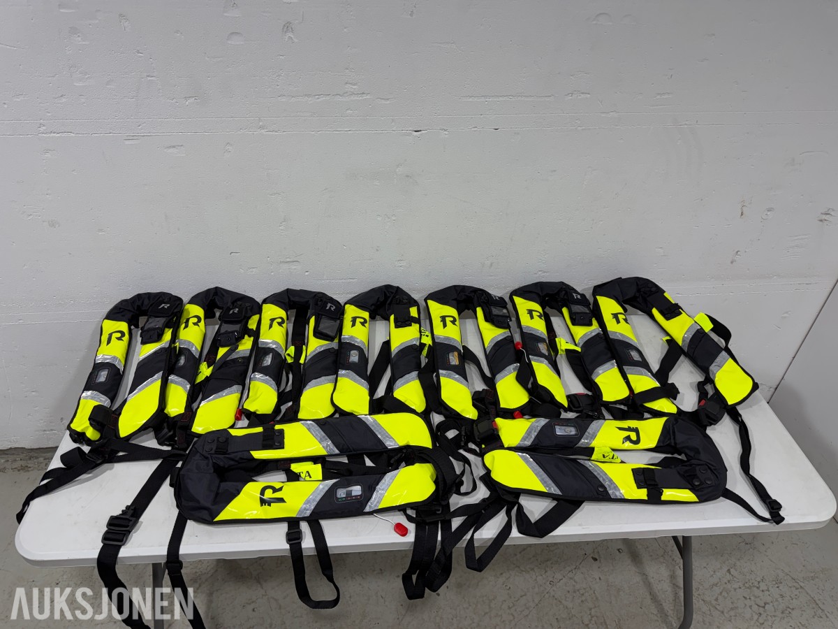 9x Redningsvester 170N – Regatta ProSafe X – Oppblåsbare m/sele 