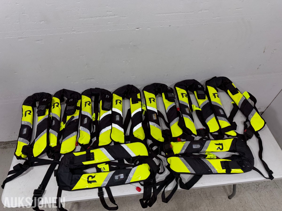 9x Redningsvester 170N – Regatta ProSafe X – Oppblåsbare m/sele 
