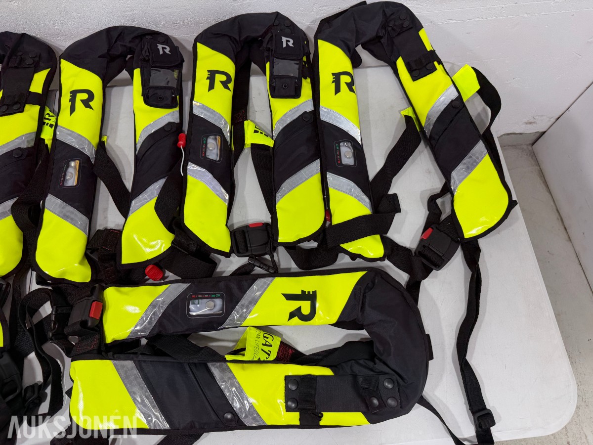 9x Redningsvester 170N – Regatta ProSafe X – Oppblåsbare m/sele 