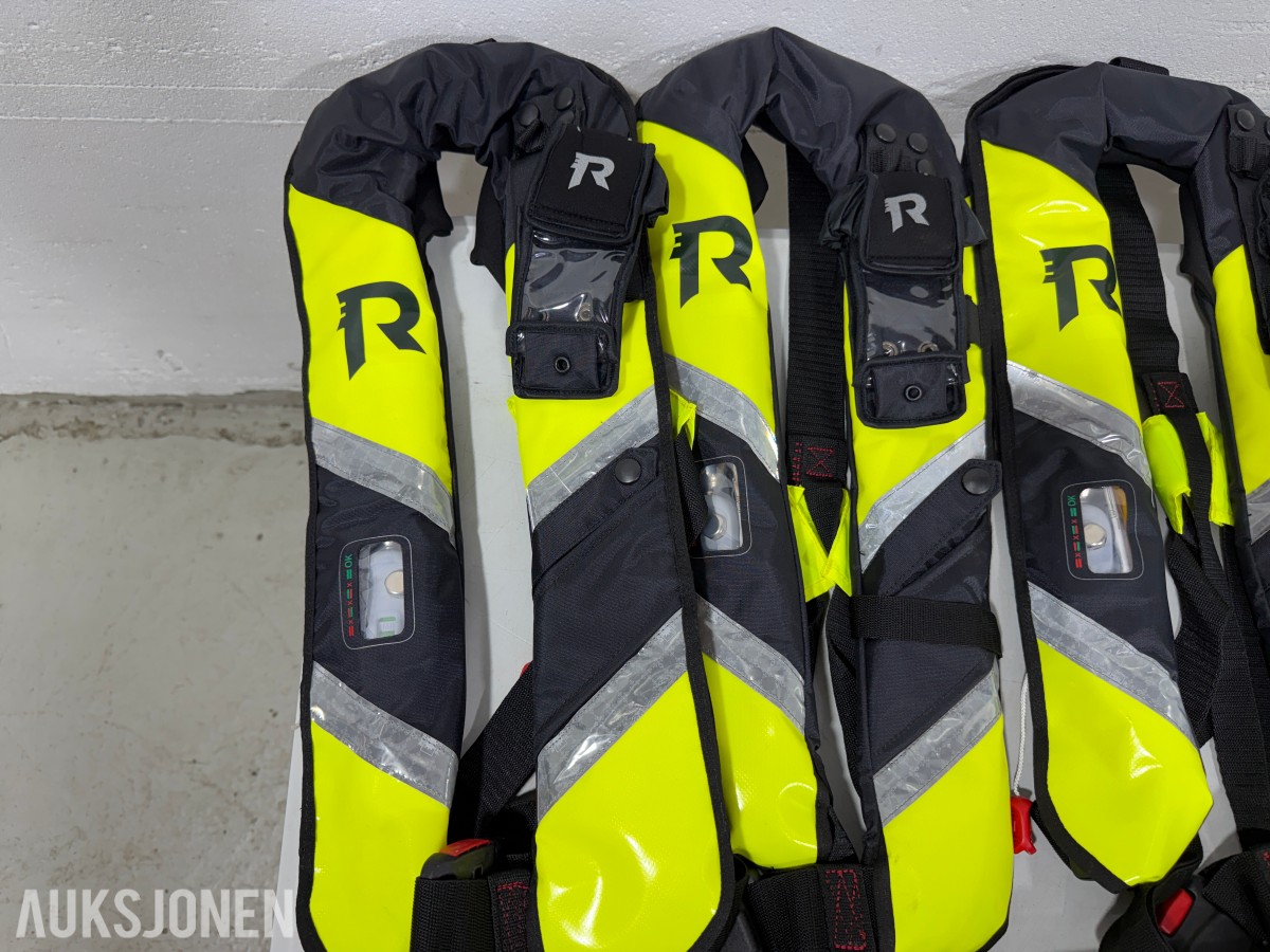9x Redningsvester 170N – Regatta ProSafe X – Oppblåsbare m/sele 