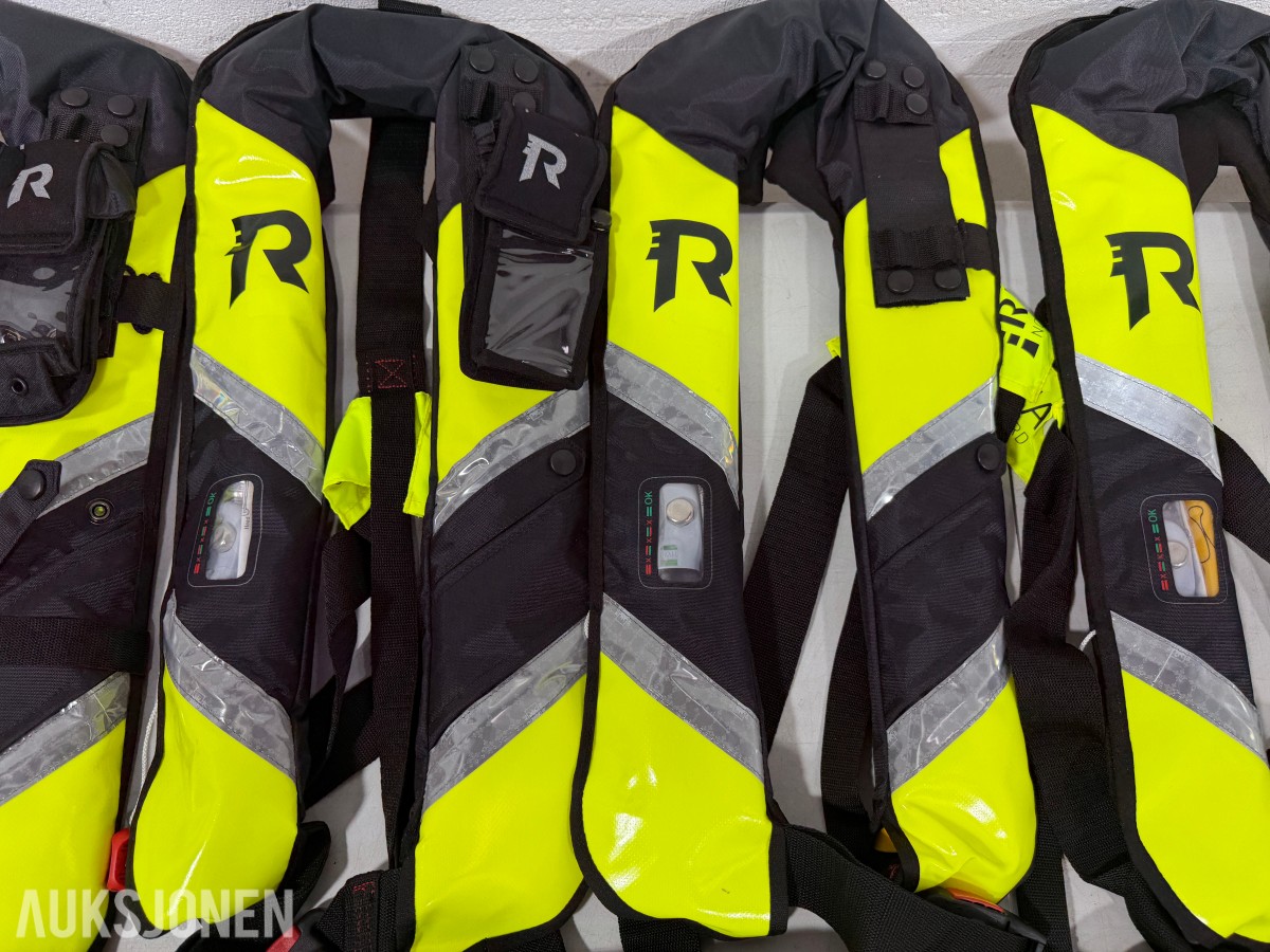 9x Redningsvester 170N – Regatta ProSafe X – Oppblåsbare m/sele 