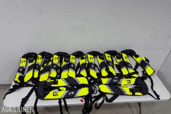 9x Redningsvester 170N – Regatta ProSafe X – Oppblåsbare m/sele 