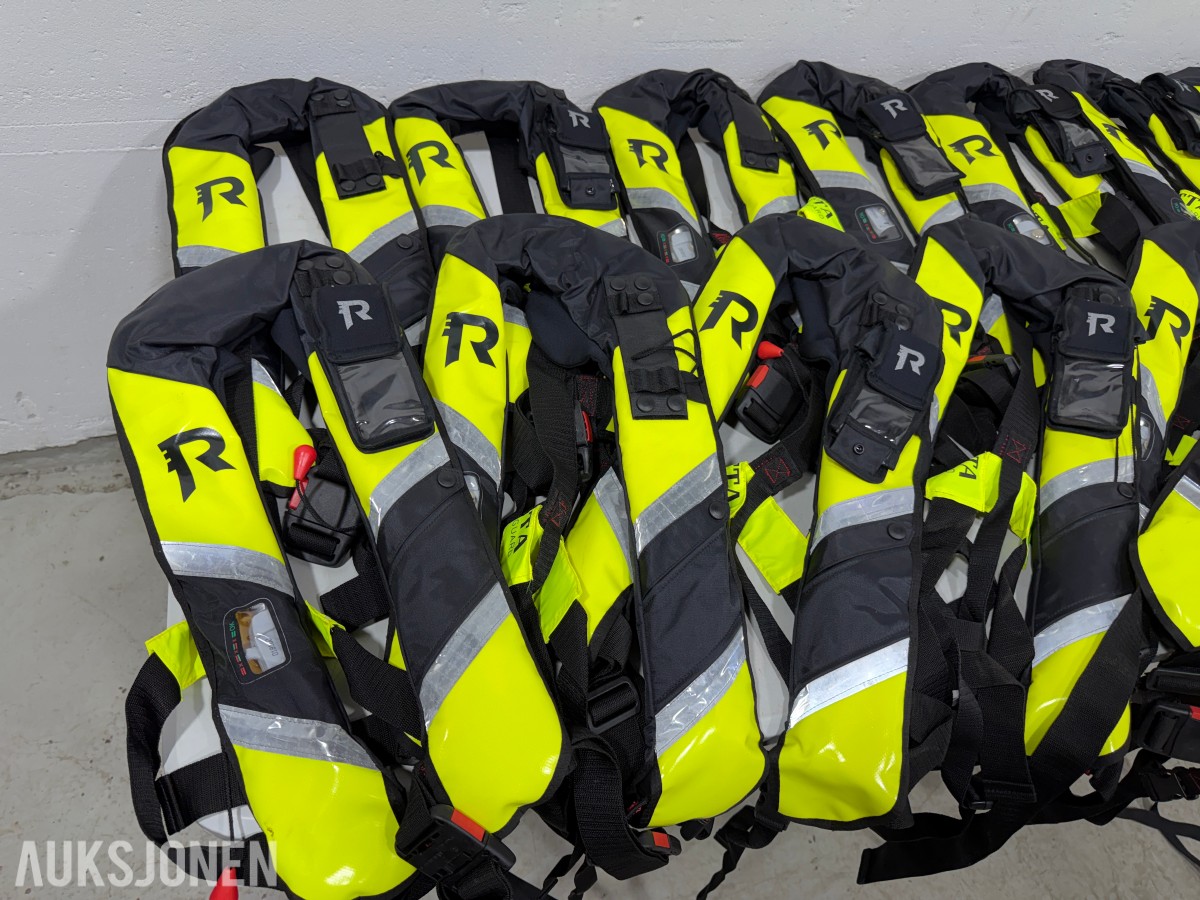 16x Redningsvester 170N – Regatta ProSafe – Oppblåsbare m/sele 