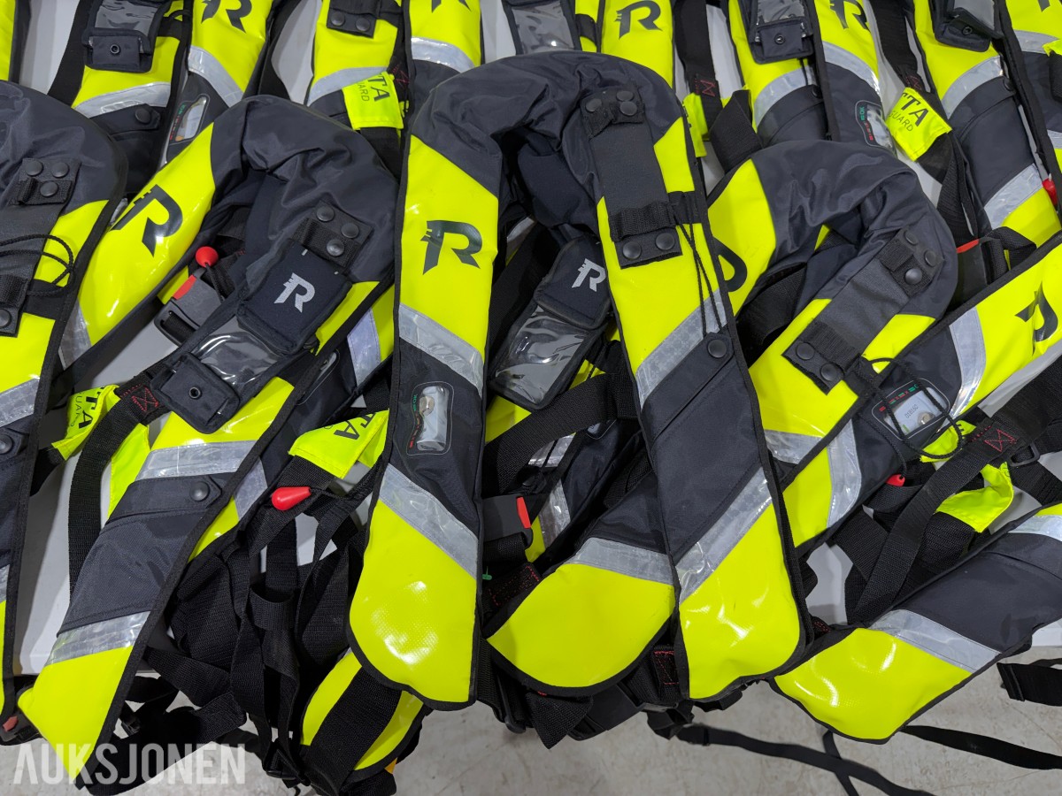 16x Redningsvester 170N – Regatta ProSafe – Oppblåsbare m/sele 
