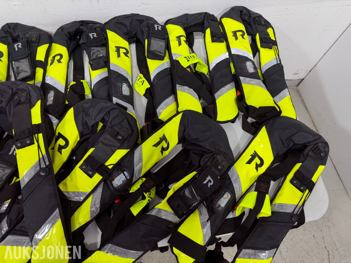 16x Redningsvester 170N – Regatta ProSafe – Oppblåsbare m/sele 